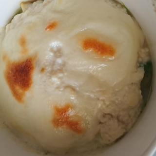 アボカドと豆腐のグラタン